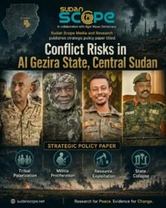 Escalating Community Mobilization, Politicization, and Conflict Risks in Al-Gezira State, Central Sudan